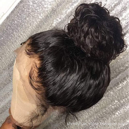 Human Hair Wigs Lace Front For Black Women Full Lace Human Hair Wig Brazilian Hair HD Lace Raw Unprocessed Natural Color